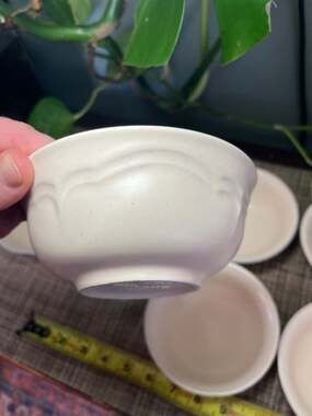 Pfaltzgraff Remembrance Set of 7 Fruit Dessert Bowls 4.75"